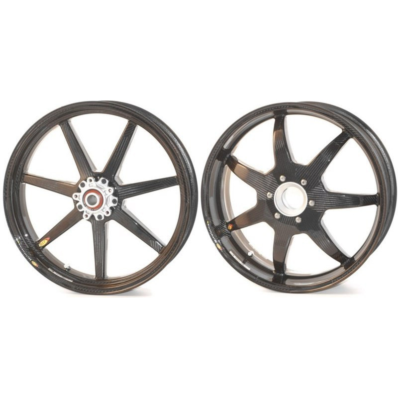 ROUES CARBONE HOMOLOGUEES 7 BATONS