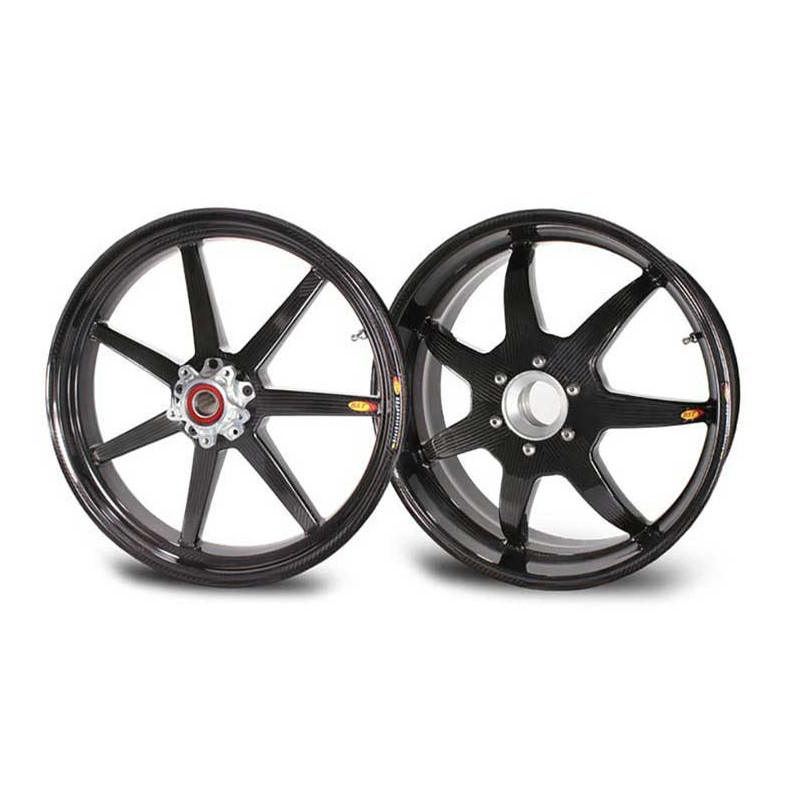 ROUES CARBONE HOMOLOGUEES 7 BATONS