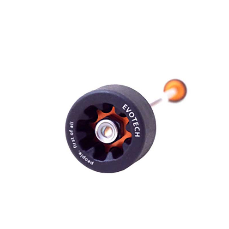 ROULETTE PROTECTION FOURCHE EVOTECH KTM 125 / 390 DUKE  24-25 AVEC ECROU EVOT
