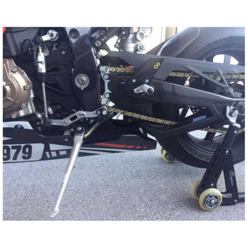 SABOT AVIO FIBRE CARBONIN BMW S1000RR BÉQUILLE LATÉRALE CONSERVÉE