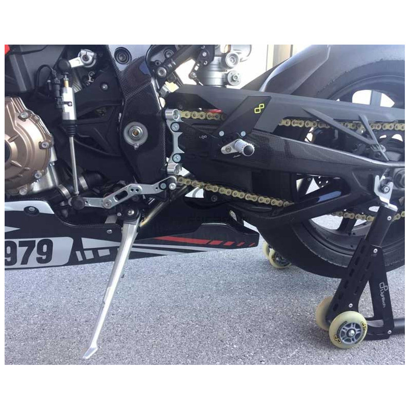 SABOT AVIO FIBRE CARBONIN BMW S1000RR BÉQUILLE LATÉRALE CONSERVÉE
