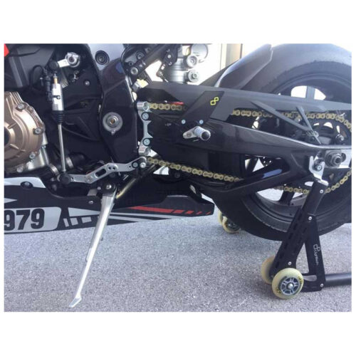 SABOT CARBONE CARBONIN BMW S1000RR BÉQUILLE LATÉRALE CONSERVÉE