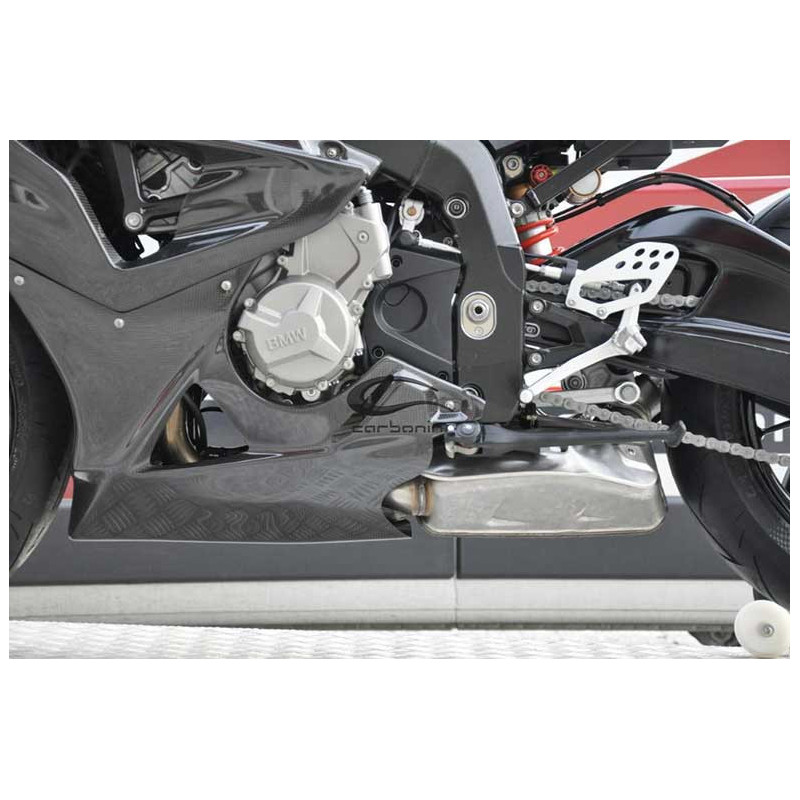 Sabot pour echappement carbone OEM visserie Inox