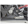 Sabot pour echappement carbone OEM visserie standard