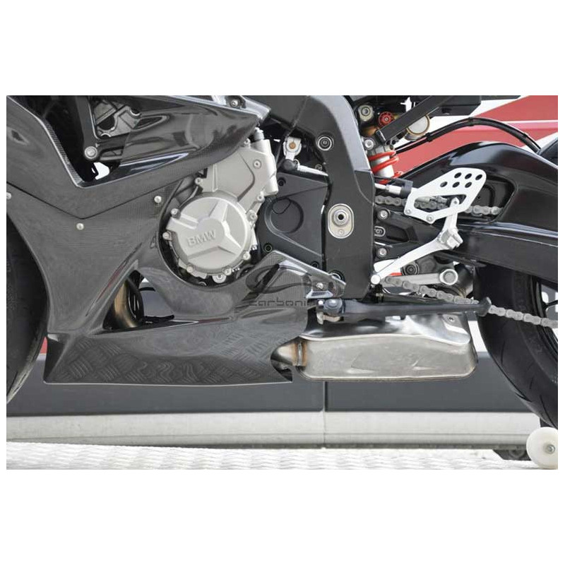Sabot pour echappement carbone OEM visserie standard