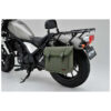 SACOCHE LATERALE MOTO VINTAGE KAKI ETANCHE DAYTONA 8L