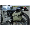 SACOCHE LATERALE MOTO VINTAGE KAKI ETANCHE DAYTONA 8L