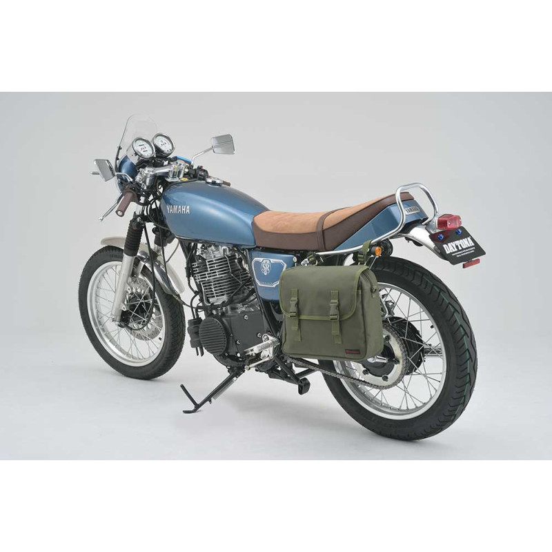 SACOCHE MOTO VINTAGE KAKI DAYTONA 10L