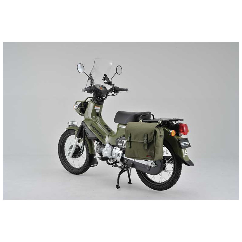 SACOCHE MOTO VINTAGE KAKI DAYTONA 20L