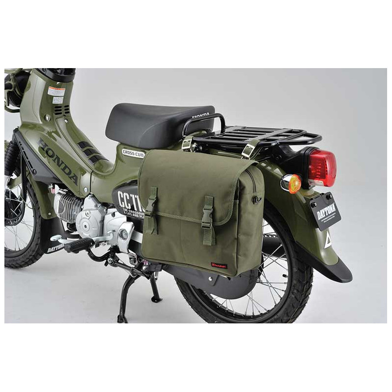 SACOCHE MOTO VINTAGE KAKI DAYTONA 20L