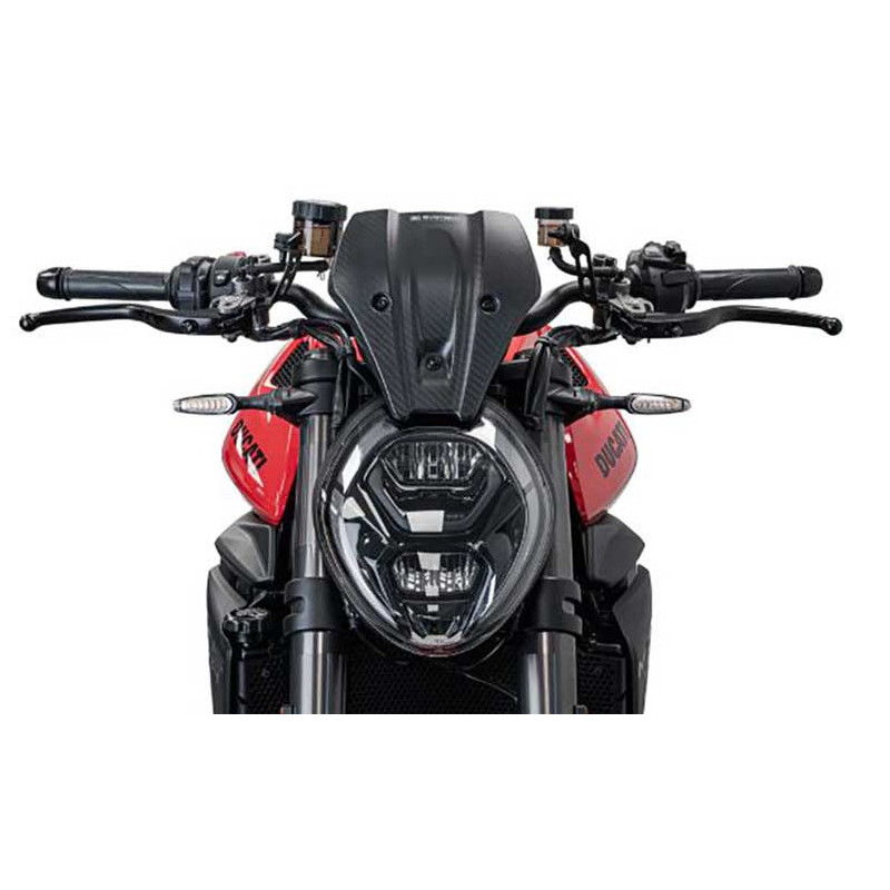 SAUTE-VENT EP - DUCATI MONSTER V2+ (PLUS) (2026+) (FIBRE DE CARBONE)
