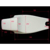 SELLE FIBRE DE VERRE DIRT TRACK REPLICA