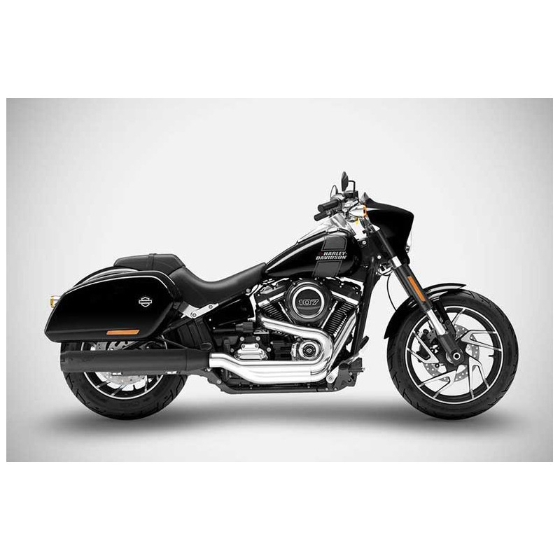 SILENCIEUX INOX ZARD 2 EN 1 HARLEY-DAVIDSON SPORT GLIDE