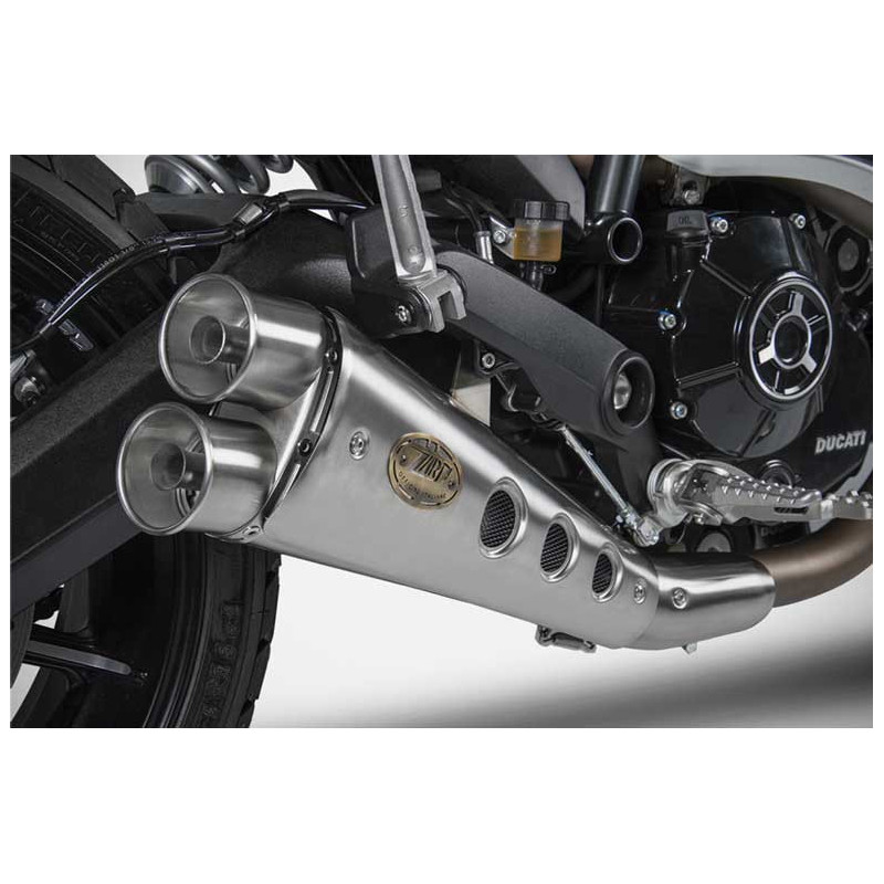 SILENCIEUX INOX ZARD DUCATI SCRAMBLER 800
