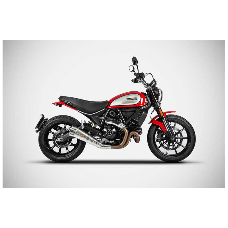 SILENCIEUX INOX ZARD DUCATI SCRAMBLER 800