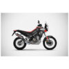 SILENCIEUX INOX ZARD HOMOLOGUE E5 APRILIA TUAREG 660