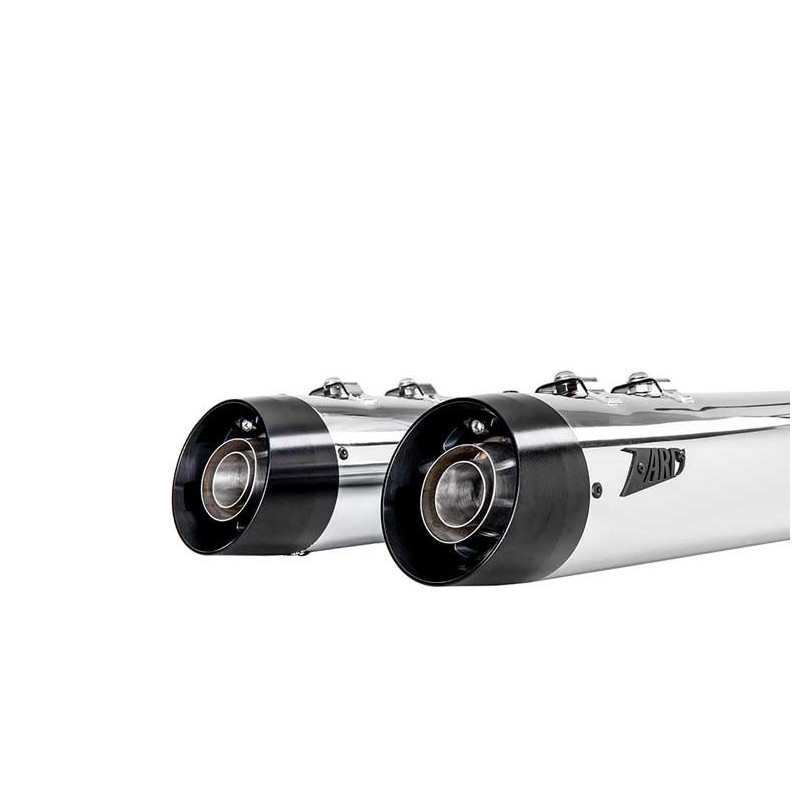Silencieux RACING INOX ZARD HARLEY DAVIDSON ROAD KING-ROAD GLIDE-STREET GLIDE