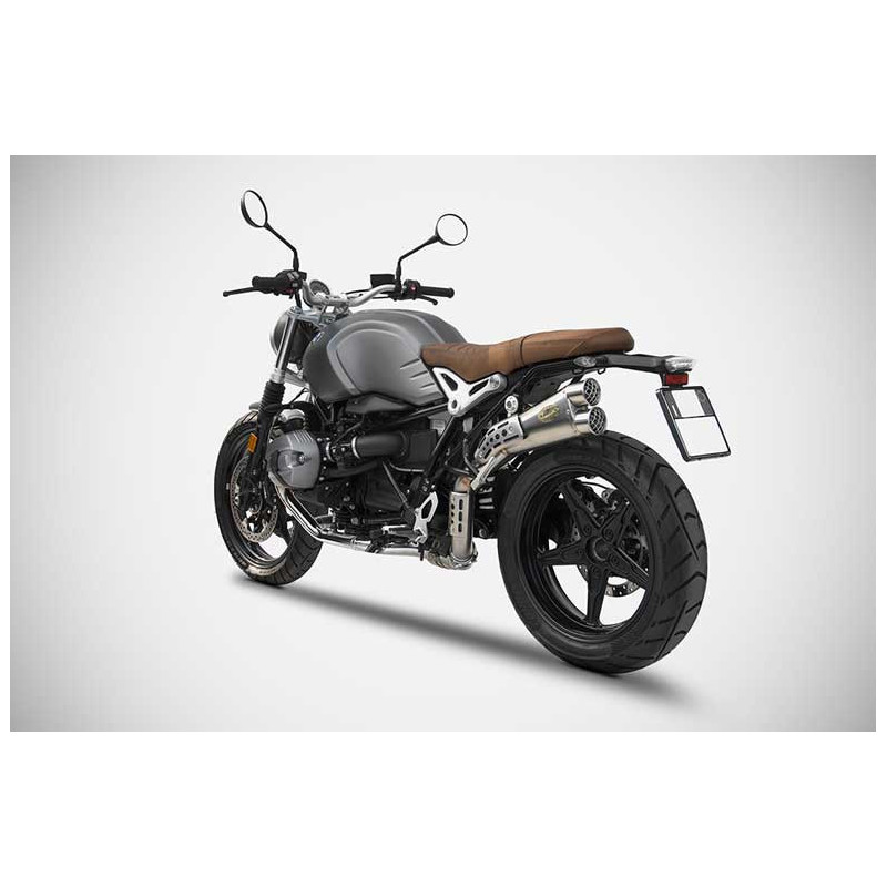SILENCIEUX ZARD HIGH LIMITED INOX BMW R NINE T SCRAMBLER