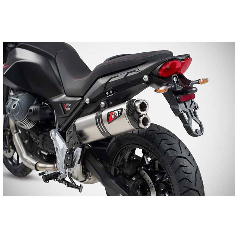 SILENCIEUX ZARD INOX MOTO GUZZI V85 TT 2025/*