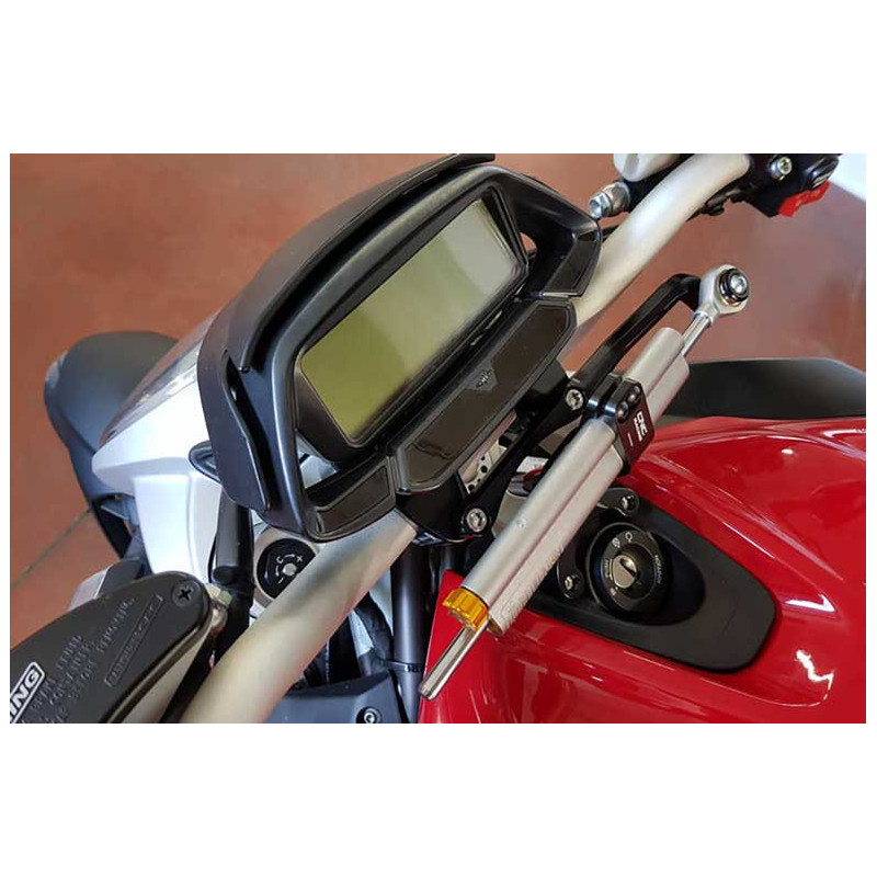 Support amortisseur direction MV AGUSTA BRUTALE 800 MY2016 - pour riser CNC Raci