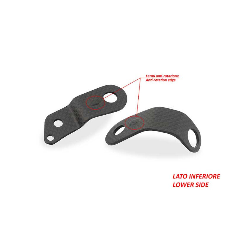 SUPPORT BOCAL DE LIQUIDE DE FREIN ET EMBRAYAGE AVANT CARBONE MAT CNC RACING Duca