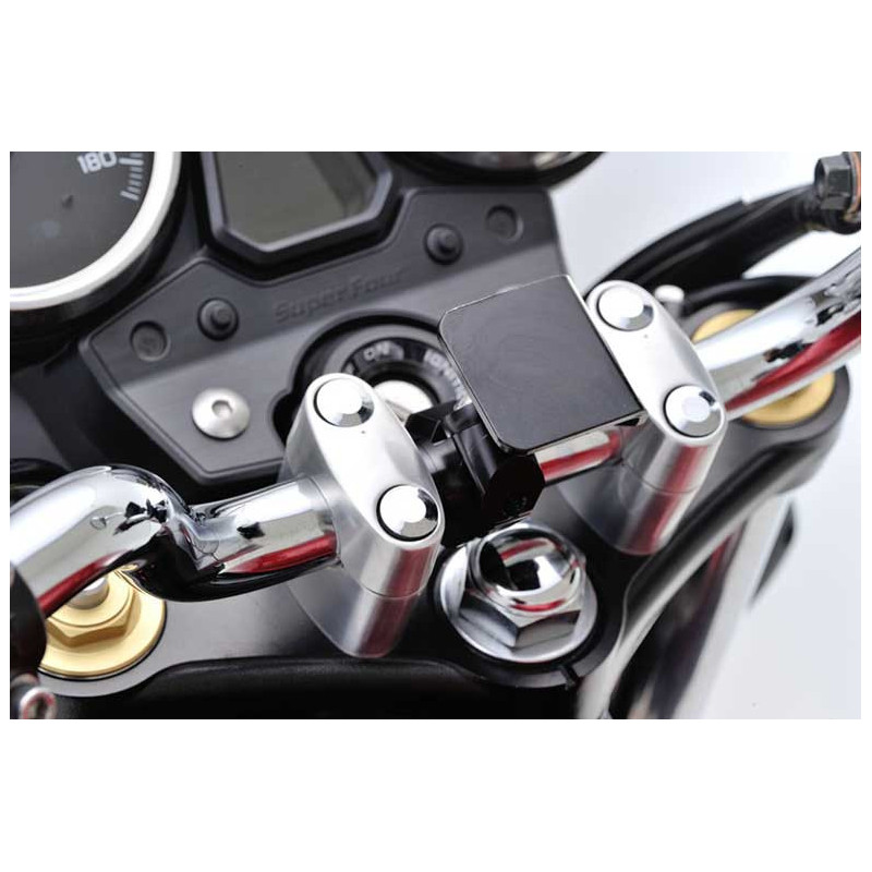 SUPPORT CENTRAL GUIDON 22.2MM NOIR