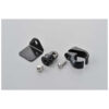SUPPORT CENTRAL GUIDON 22.2MM NOIR