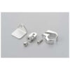 SUPPORT CENTRAL GUIDON 22.2MM SILVER
