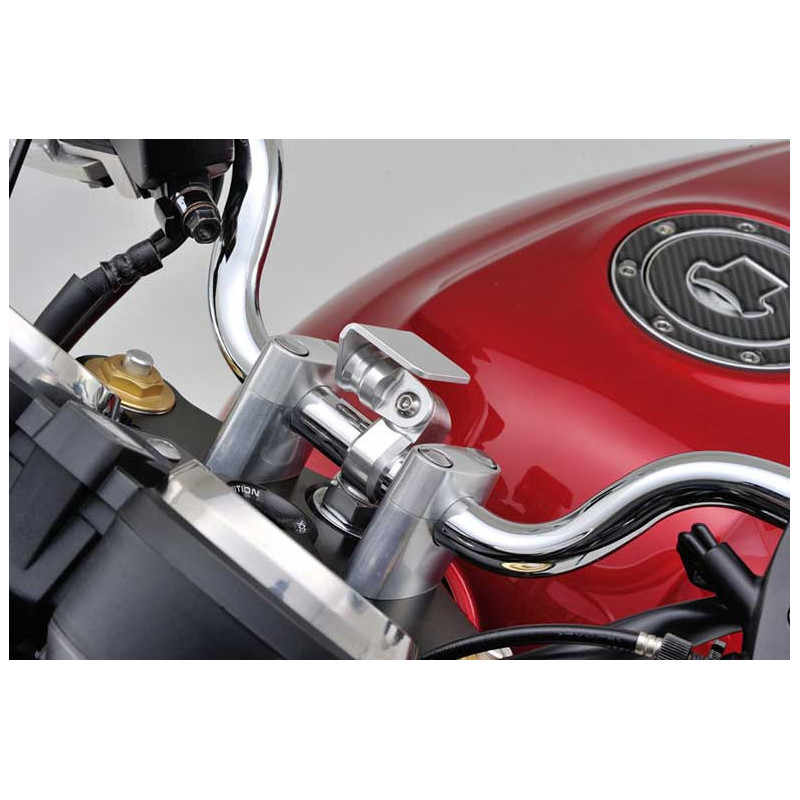 SUPPORT CENTRAL GUIDON 22.2MM SILVER
