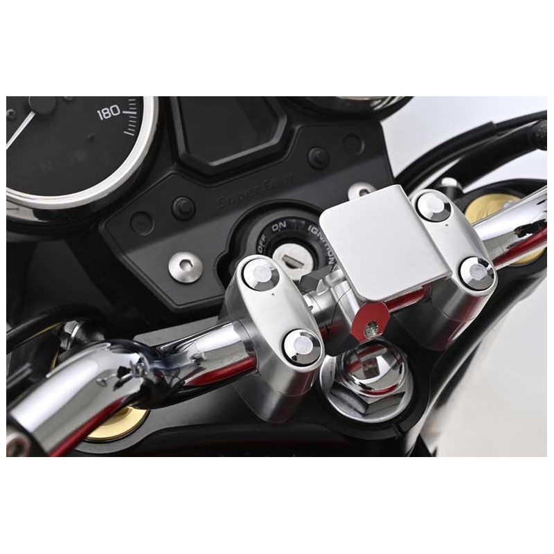 SUPPORT CENTRAL GUIDON 22.2MM SILVER