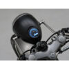 Support de phare DAYTONA en inox noir 39mm