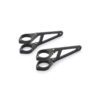 SUPPORT DE PHARE DAYTONA LONG NOIR POUR FOURCHE DIAMETRE 35MM