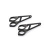 SUPPORT DE PHARE DAYTONA LONG NOIR POUR FOURCHE DIAMETRE 35MM