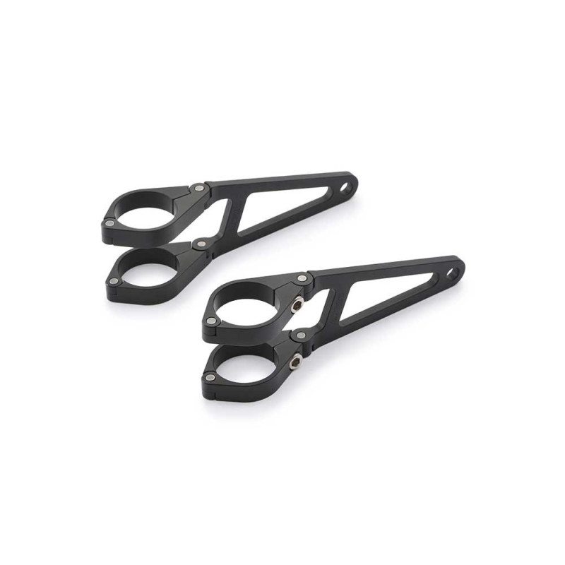 SUPPORT DE PHARE DAYTONA LONG NOIR POUR FOURCHE DIAMETRE 35MM
