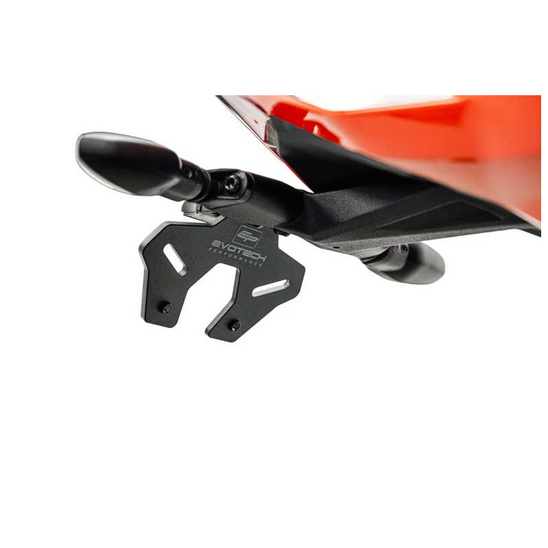 SUPPORT DE PLAQUE APRILIA TUONO 457 (2025+) EVOTECH PERFORMANCE