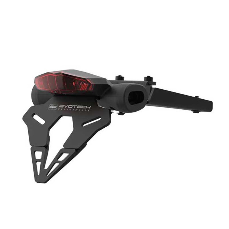 SUPPORT DE PLAQUE D'IMMATRICULATION EP- SUZUKI DR-Z4SM (2025+) (FEU ARRIÈRE ROUG