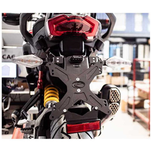 SUPPORT DE PLAQUE DUCATI MULTISTRADA V4 2025 EVOTECH