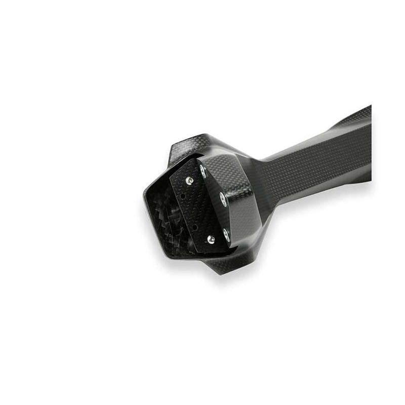 SUPPORT DE PLAQUE DUCATI PANIGALE CARBONE MAT