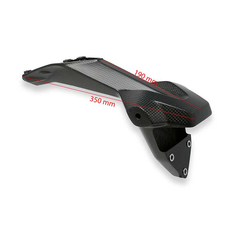 SUPPORT DE PLAQUE DUCATI PANIGALE CARBONE MAT