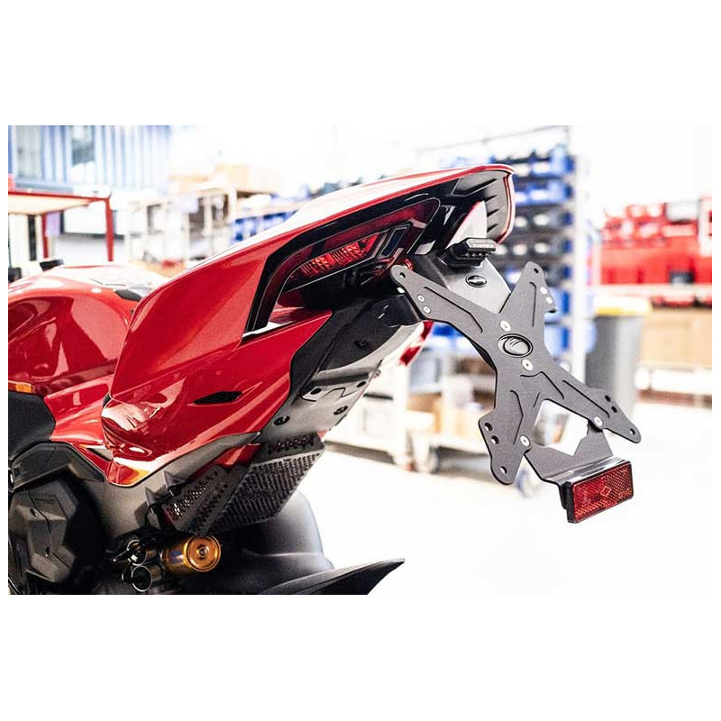 SUPPORT DE PLAQUE EVOTECH DUCATI PANIGALE V4 2025
