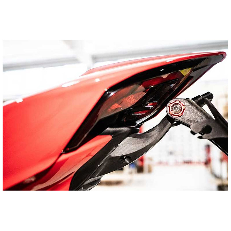 SUPPORT DE PLAQUE EVOTECH DUCATI PANIGALE V4 2025