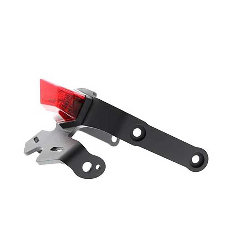 SUPPORT DE PLAQUE EVOTECH PERFORMANCE KTM 690 DUKE 2012-2019 (FEU ARRIÈRE ROUGE)