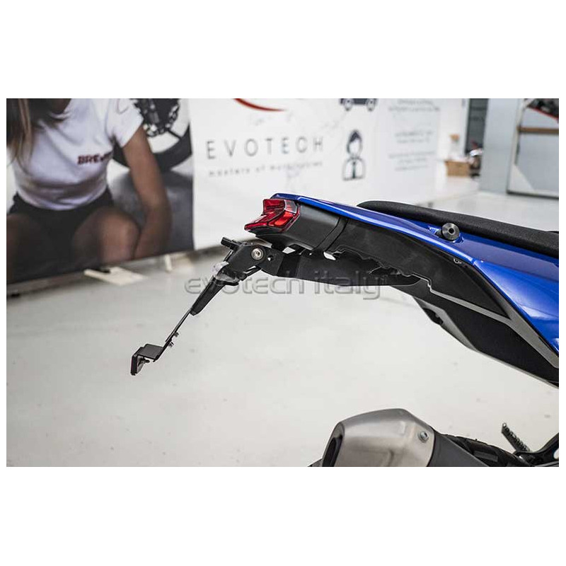 SUPPORT DE PLAQUE EVOTECH YAMAHA TENERE 700