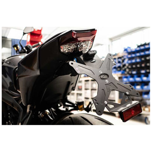 SUPPORT DE PLAQUE MT-09 EVOTECH