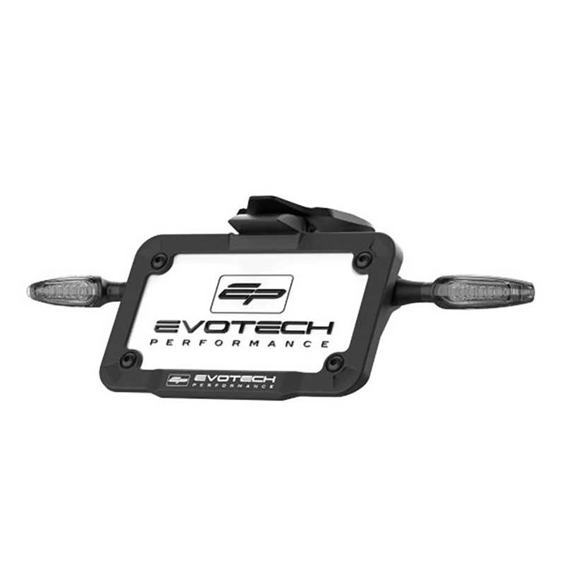 SUPPORT DE PLAQUE REGLABLE EVOTECH PERFORMANCE AVEC CLIGNOTANTS DUCATI SUPPORT DE PLAQUE REGLABLE EVOTECH PERFORMANCE AVEC CLIGNOTANTS DUCATI