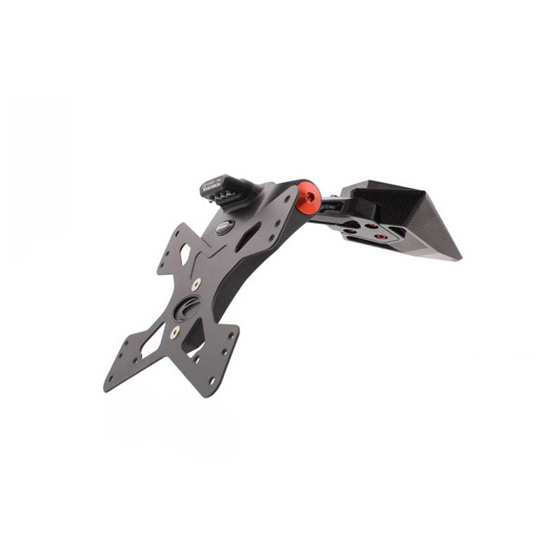 Support de plaque réglable Triumph Daytona et Street Triple Evotech Support de plaque réglable Triumph Daytona et Street Triple Evotech