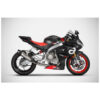 SUPPORT DE SILENCIEUX LIGNE ZARD MONOPOSTO APRILIA RS660/TUONO RS660