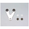 SUPPORT INOX VELONA 60MM DANS L AXE PLAT 0°
