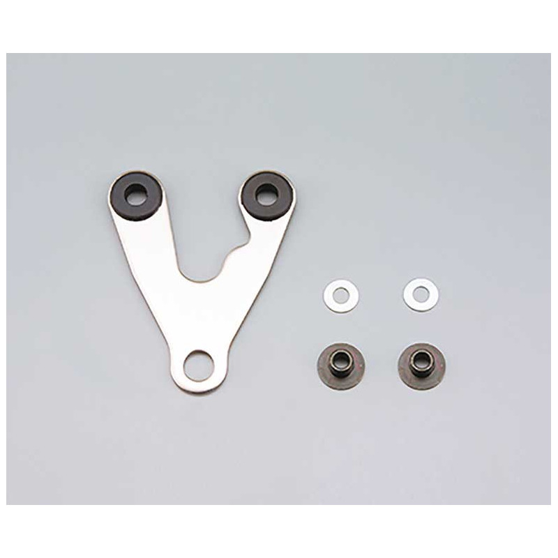 SUPPORT INOX VELONA 60MM DANS L AXE PLAT 0°
