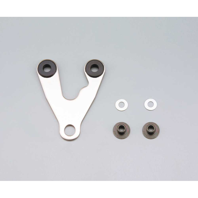 SUPPORT INOX VELONA 60MM DANS L AXE PLAT 0°